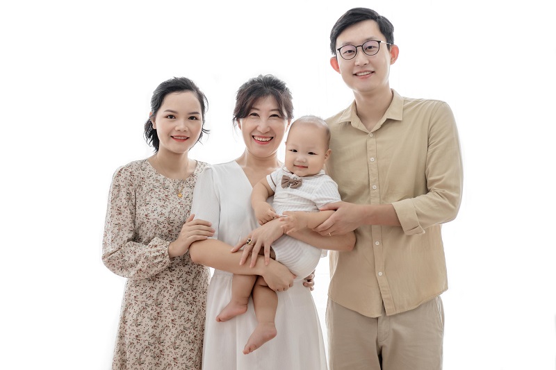 Chụp ảnh gia đình kiểu Hàn Quốc - Cách có bức hình ĐẸP